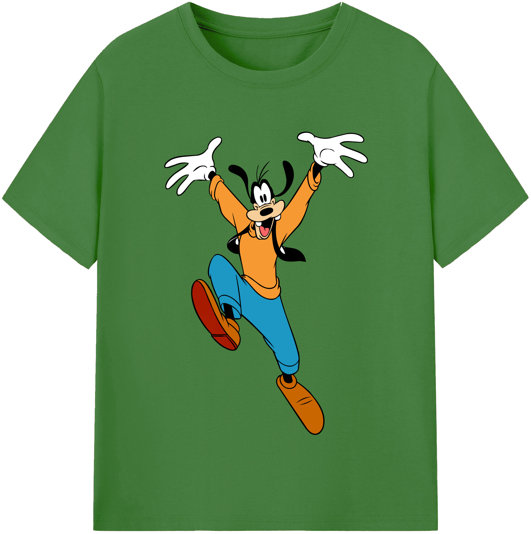 （画像用） ミッキーマウス Mickey Mouse レディースカジュアルプリントTシャツ（綿100％）